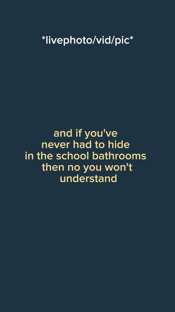 U wont understand 