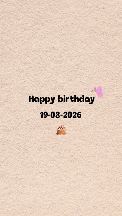 HBD AMOR 19 DE AGOSTO 
