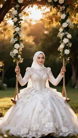 Wedding Gown Hijab