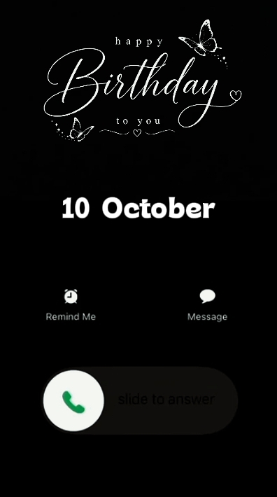 Birthday 10 October