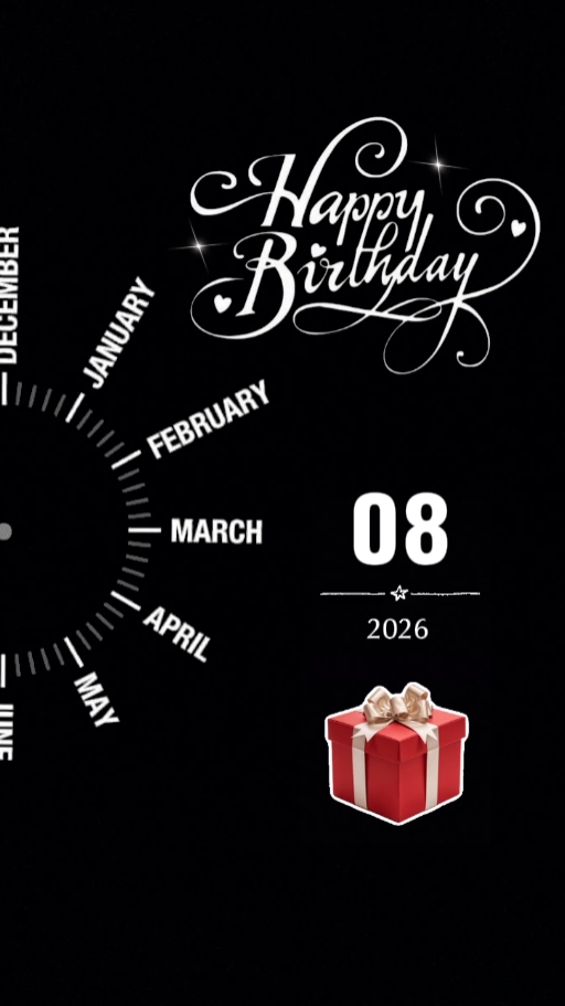 Feliz cumpleaños 08 de marzo