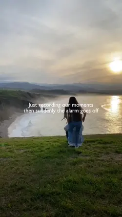 The alarm goes off