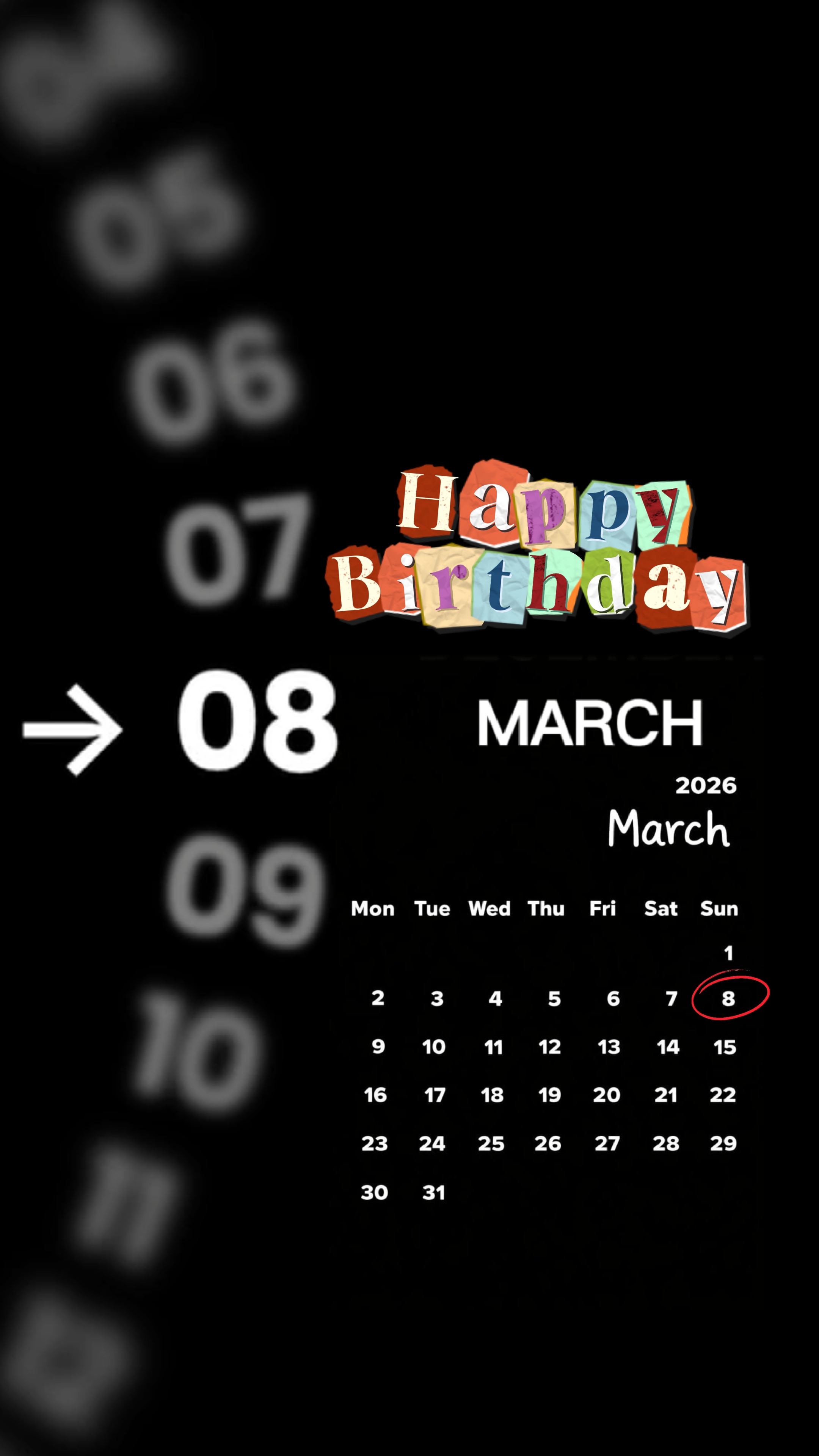 Hbd 8 Mart