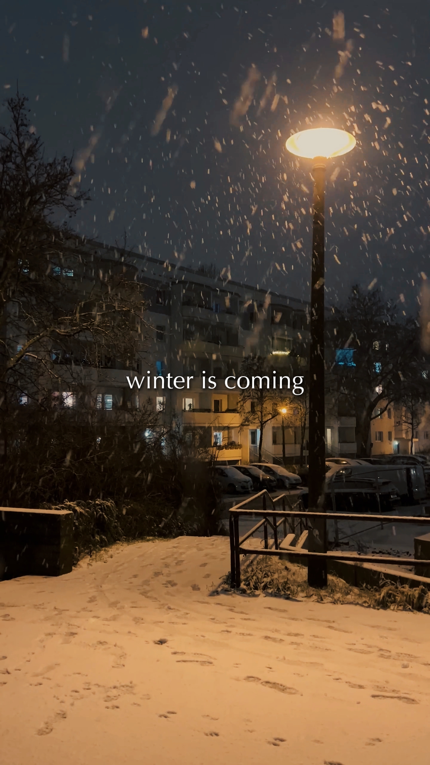 O INVERNO ESTÁ CHEGANDO