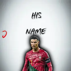 His NAME is CR7