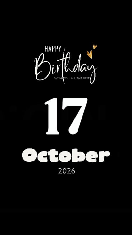 Birthday 17 october 