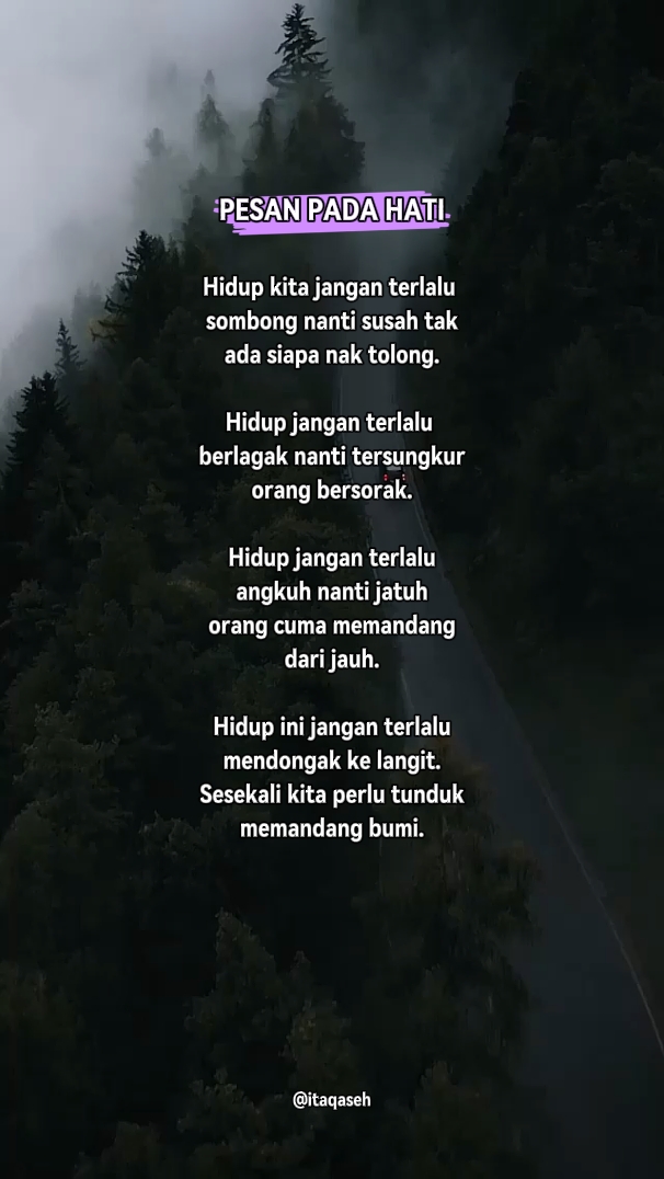 Pesan pada hati