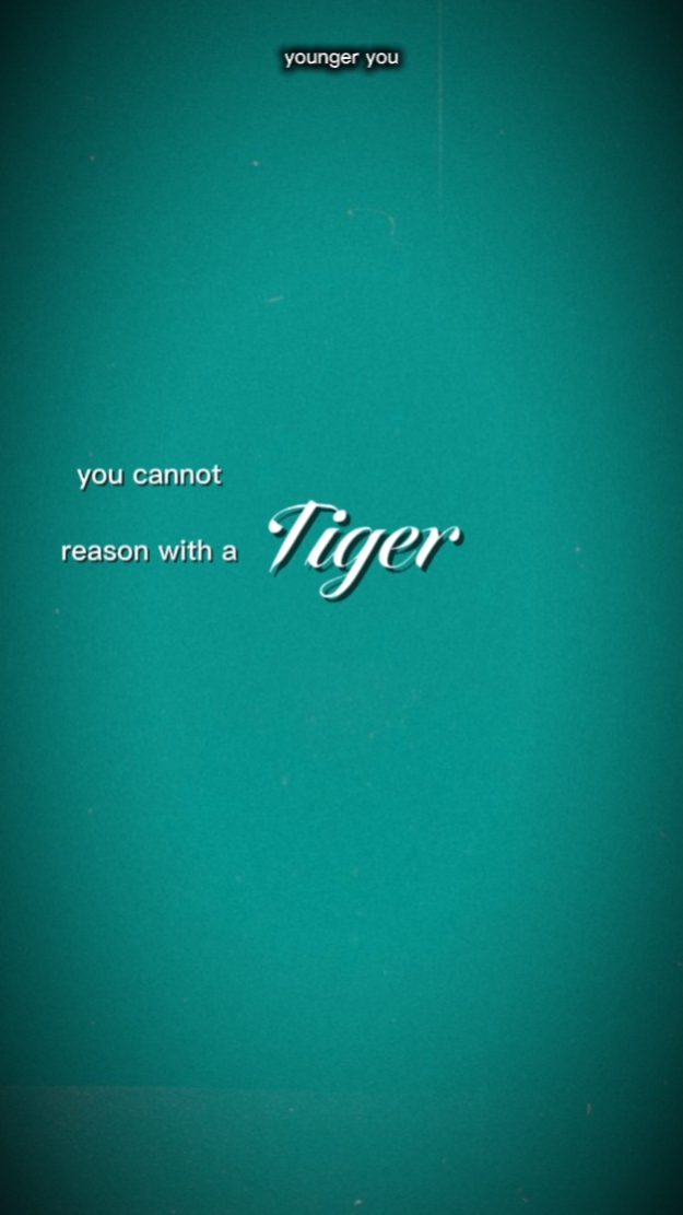 you cannot reason 