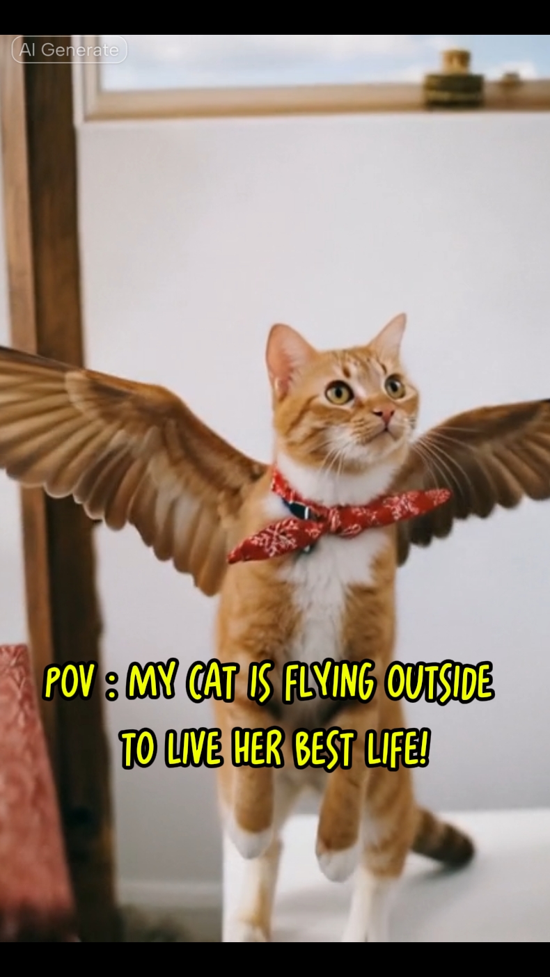 Ai Cat Flying