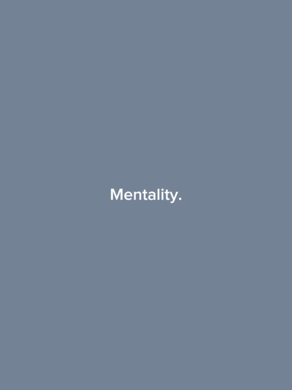 mentality 