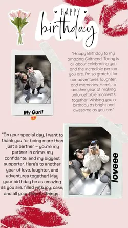 hbd my girlfriend