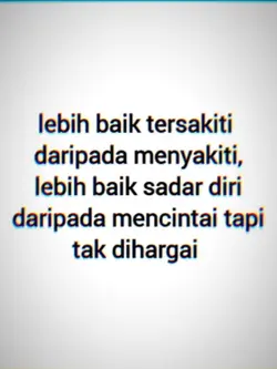lebih baik tersakiti