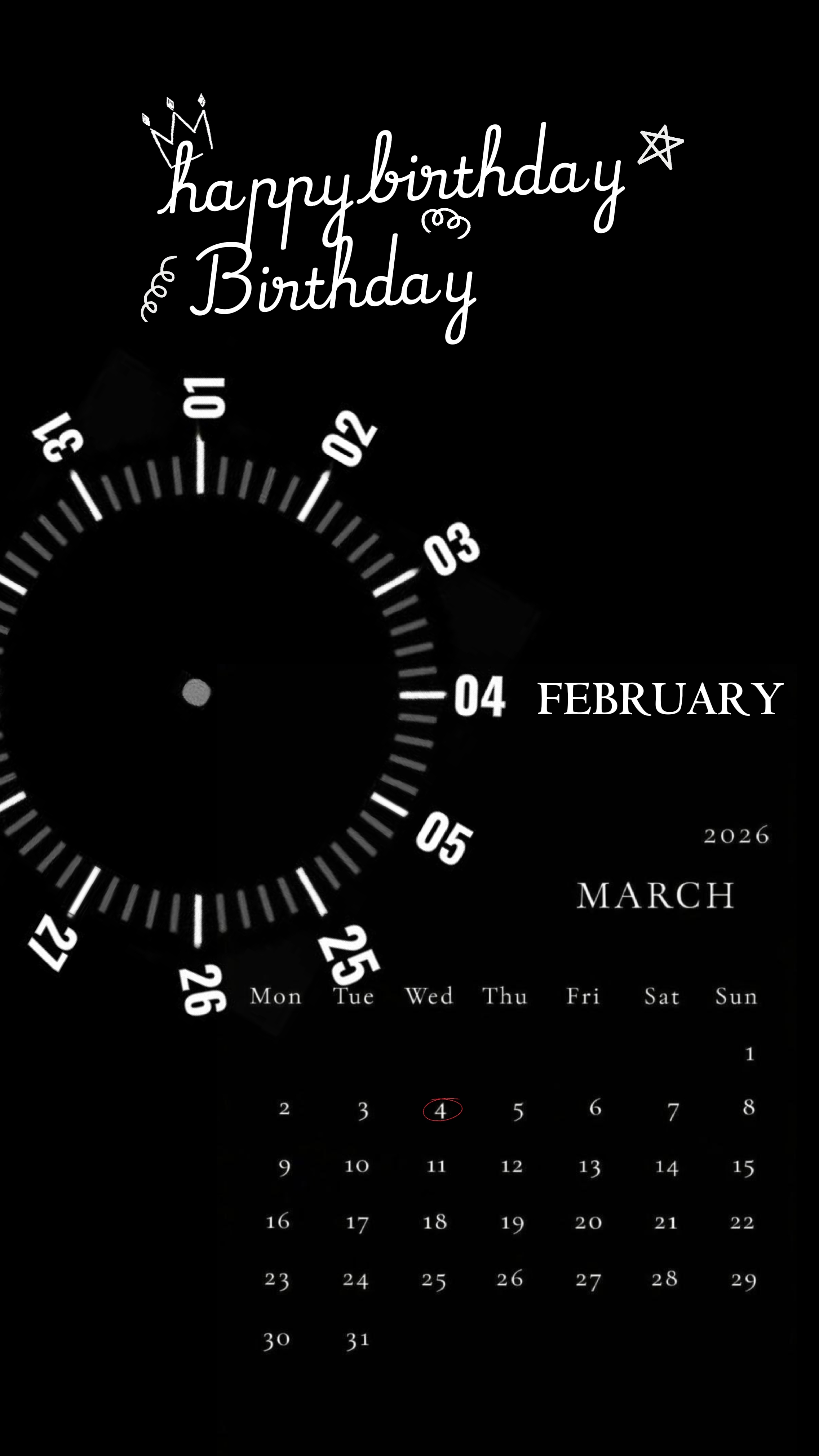 HBD 04 MARS