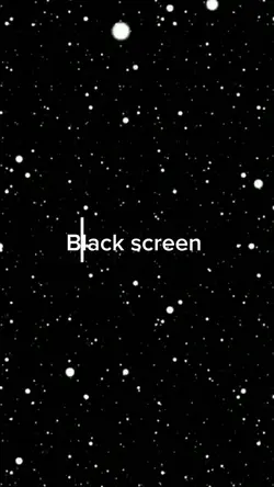 black screen 