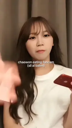chaewon eat fancam