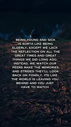 being young and sick