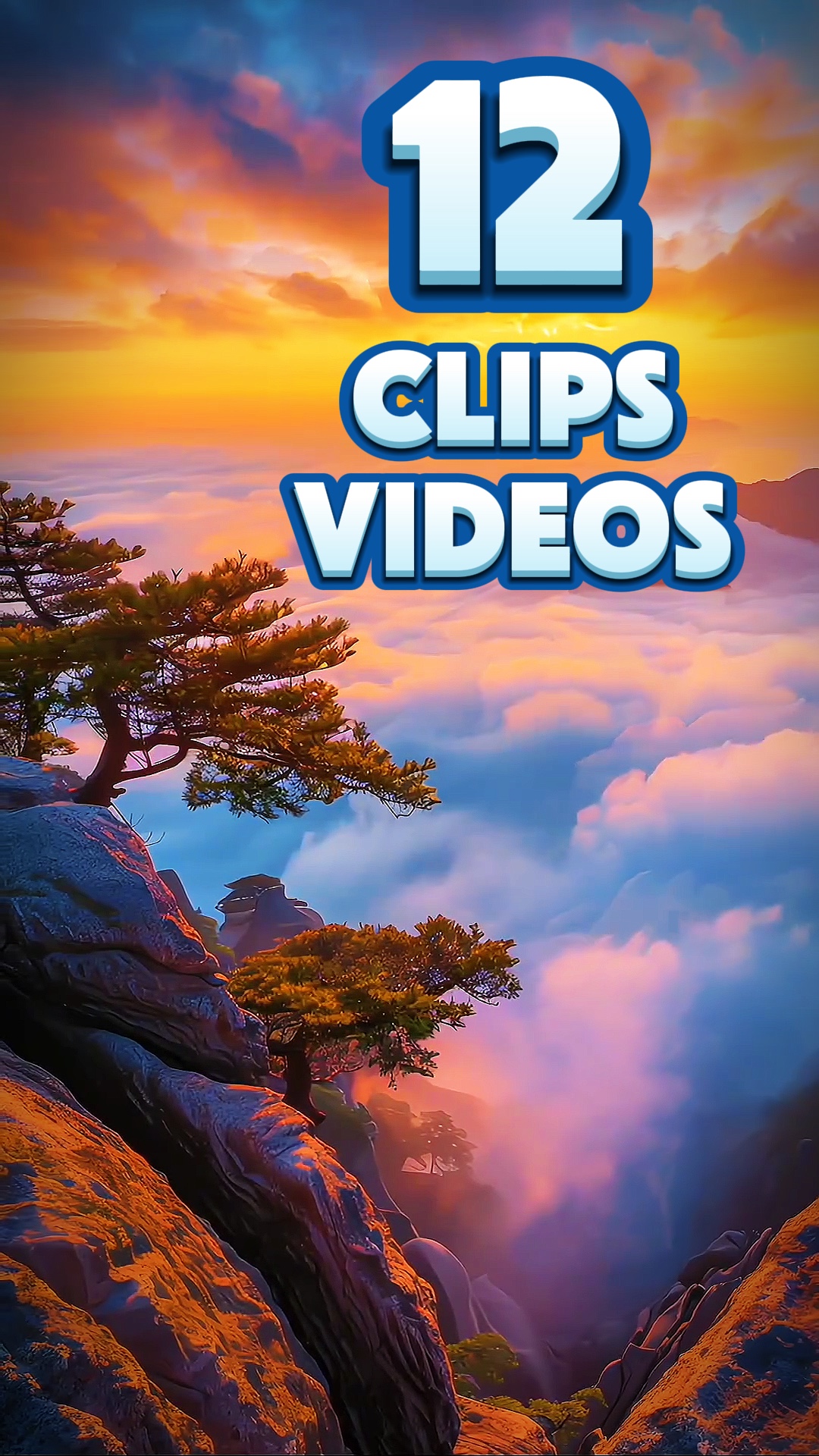 12 clips or videos 