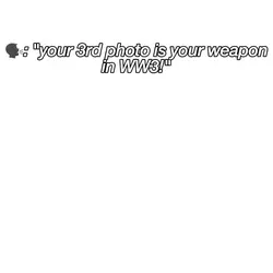Weapon in WW3