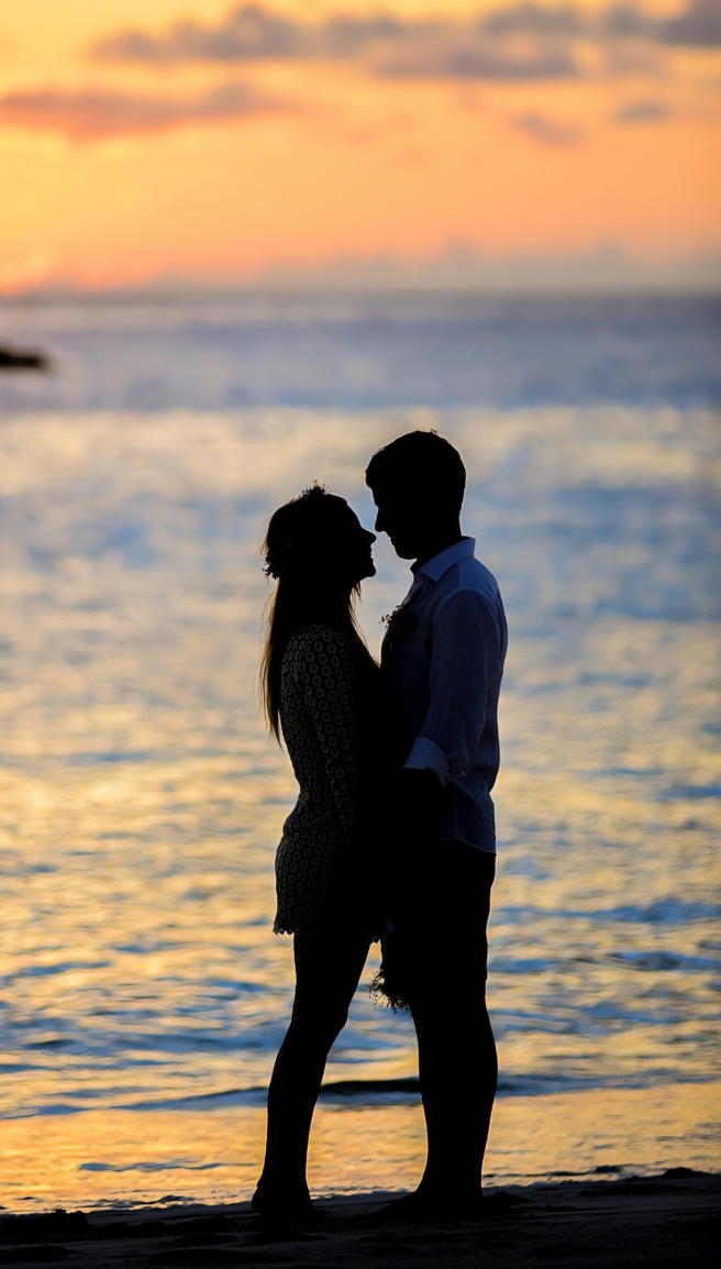 Pareja de amor estética