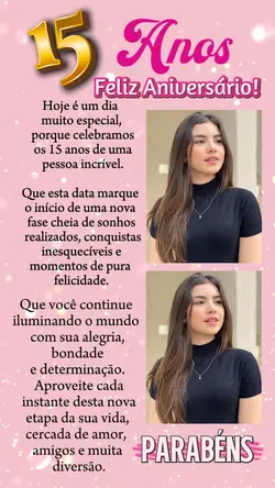 Aniversário 15 anos