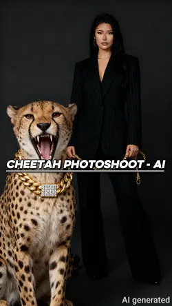 Cheetah photoshoot 
