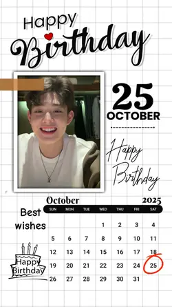25 OCTOBER HBD 2025