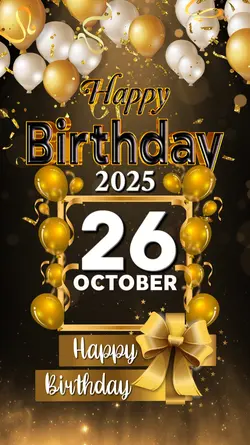 HBD 26 OCTOBER 2025