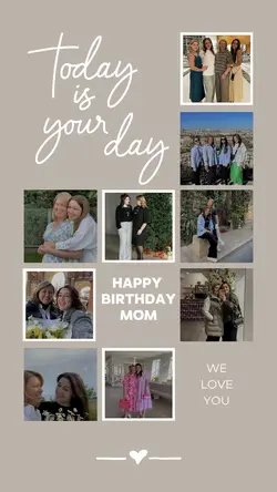 Happy birthday mom