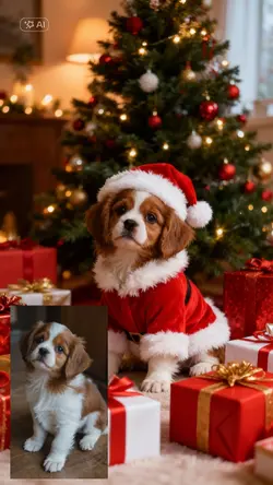 Christmas dog