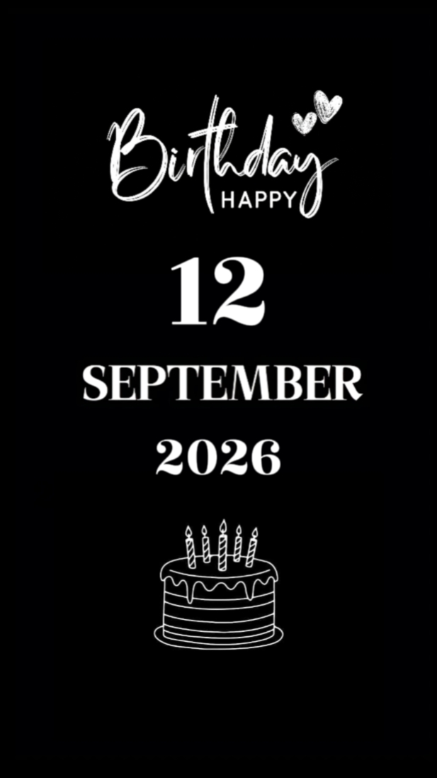ANNIVERSAIRE FILS 12 SEPTEMBRE