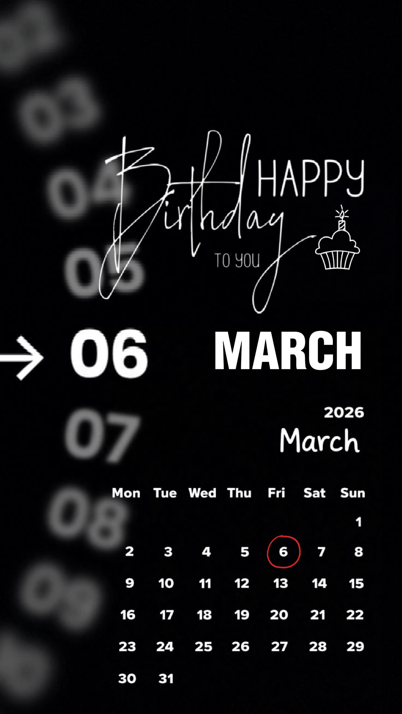 birthday march 06
