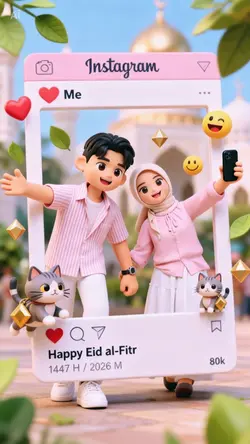 Cartoon Eid alfitr