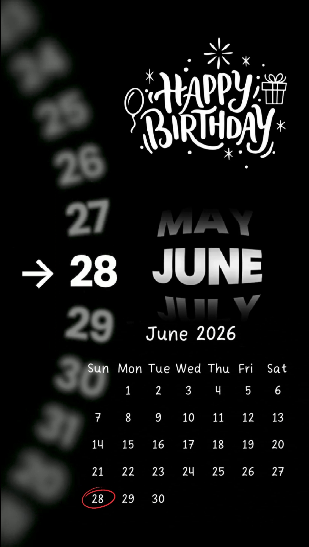 Aniversário 28 de junho