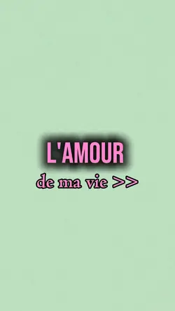 L'amour de mv.