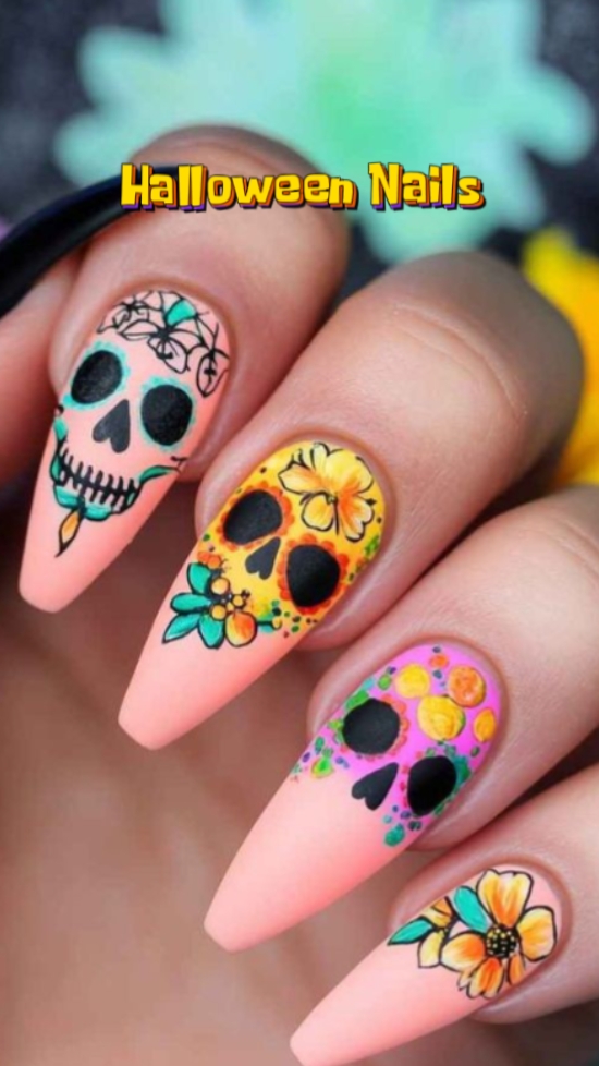Ongles d'Halloween
