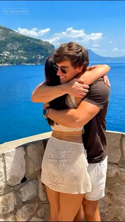 Couple hug