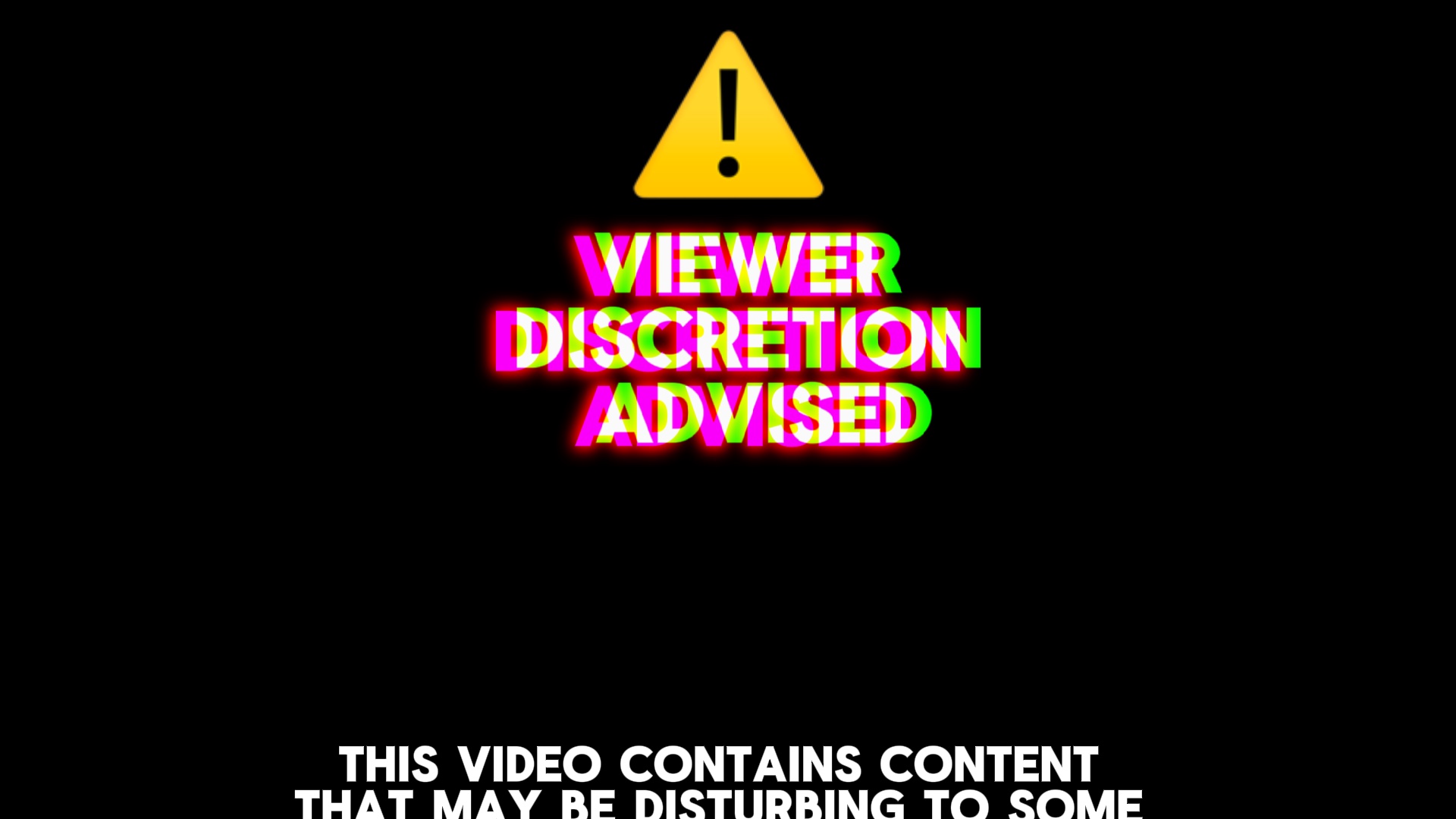 Viewer discretion 