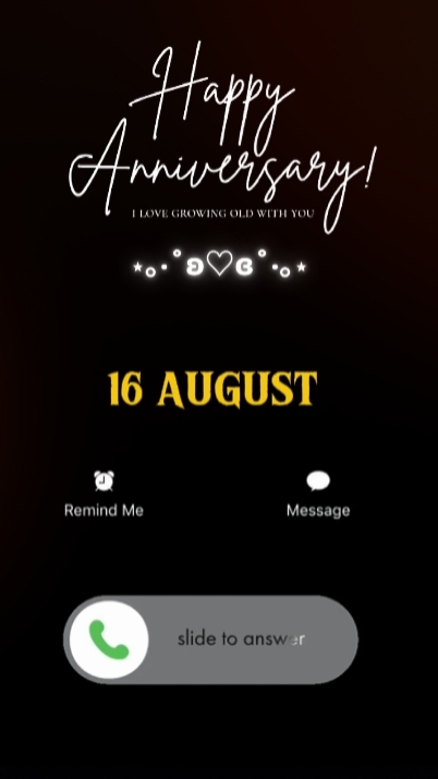 16 DE AGOSTO ANNIV CHAMADA