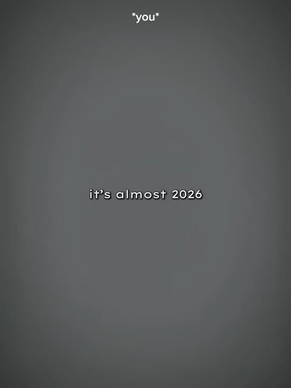 É Quase 2026