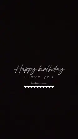 happy birthday love