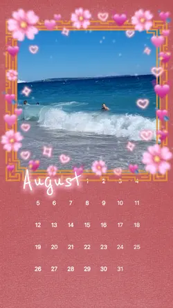 August calendar