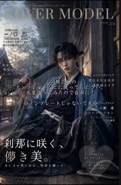 雑誌風のテンプレートなどに