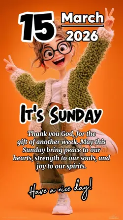 It's Sunday 