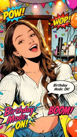 Birthday comic trend