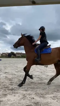 j’merite quel galop 