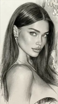 Pencil painting