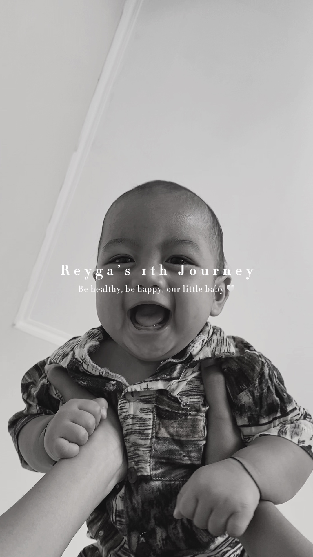Birthday baby BW