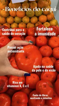 Benefícios do caqui