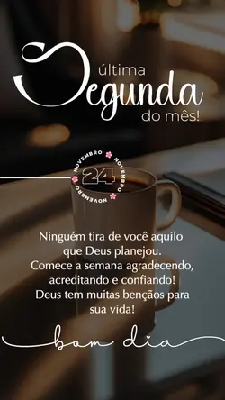 Segunda bom dia