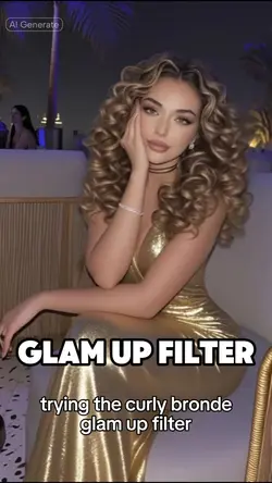 Curly Bronde Glam